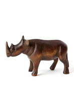 Load image into Gallery viewer, Kenyan Jacaranda Wooden Rhino Sculpture
