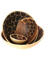 Load image into Gallery viewer, Wild Design Wooden Salad Bowl from Zambia - Meduim
