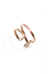 F.R.E.E. Woman Copper Tandem Ring