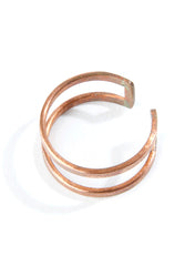 F.R.E.E. Woman Copper Tandem Ring
