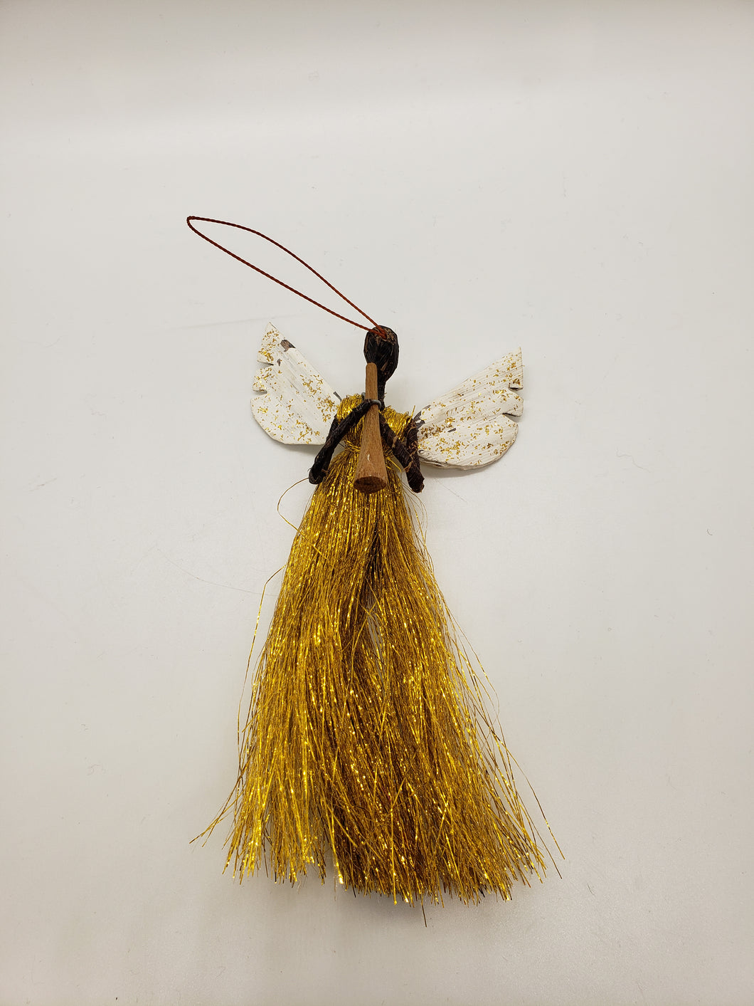 Banana Fiber & Thread Angel Ornament