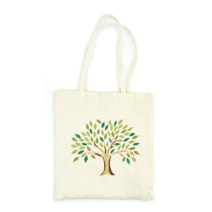 Tree of Life Embroidered Tote Bag
