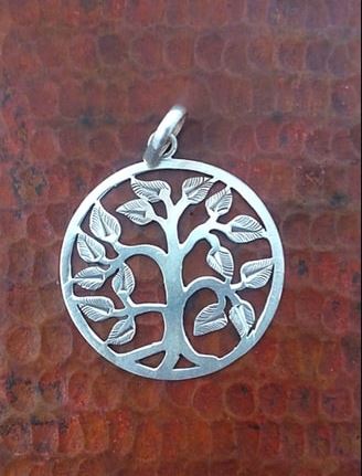 Sterling Silver Tree of Life Pendant Necklace