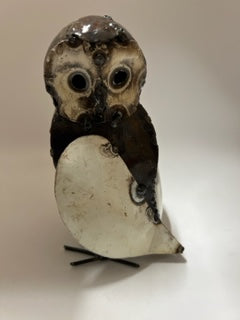 Recycled Metal Owl