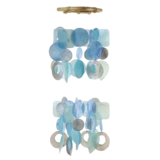 Load image into Gallery viewer, Capiz Chimes Two Tiered
