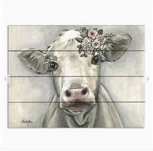 Load image into Gallery viewer, Cow Annabelle Boho Flowers Pallet
