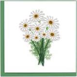 Quilled White Daisies Greeting Card