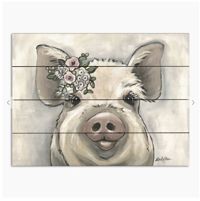 Pig Lilly Boho Flowers Pallet