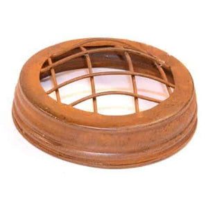 Vintage Flower / Frog Lid Wide Mouth