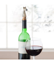 Load image into Gallery viewer, Bottle Topper Zebra
