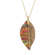 Load image into Gallery viewer, Sunara Leaf Pendant Necklace
