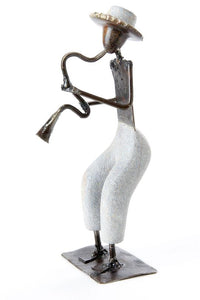 Zimbabwean Stone & Metal Trumpeter